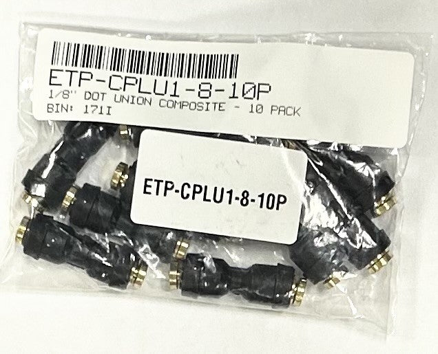 Elite Truck Parts 1/8" DOT UNION COMPOSITE - 10 PACK | ETP-CPLU1-8-10P