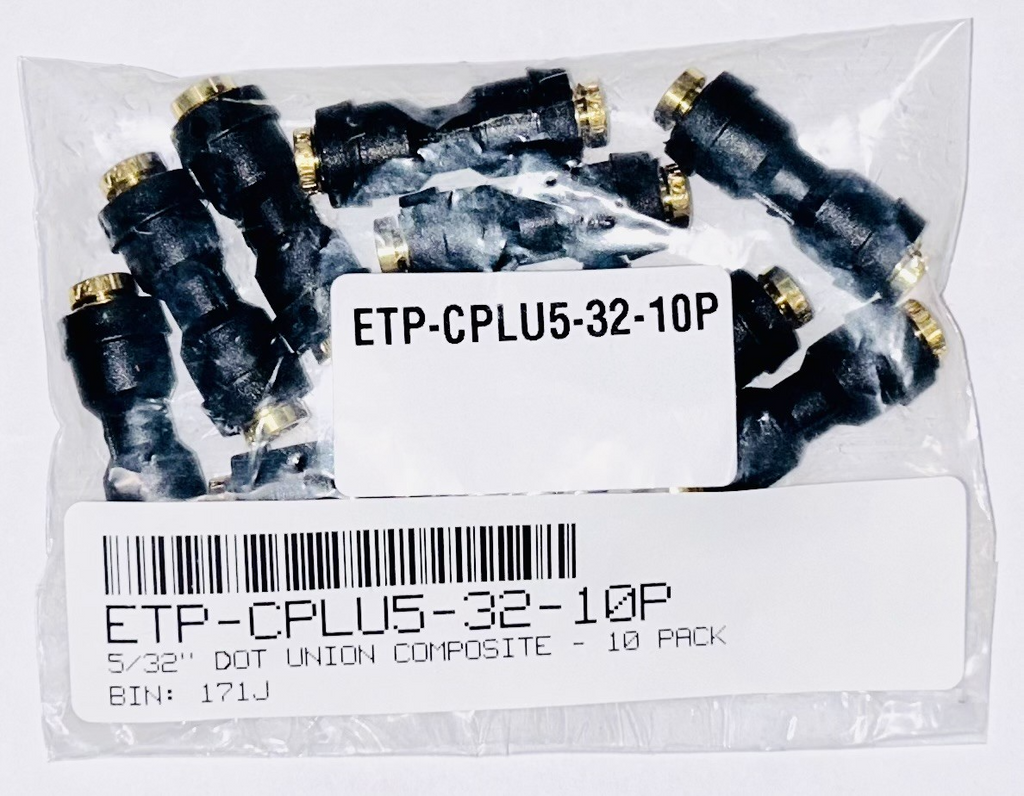 Elite Truck Parts 5/32" DOT UNION COMPOSITE - 10 PACK | ETP-CPLU5-32-10P