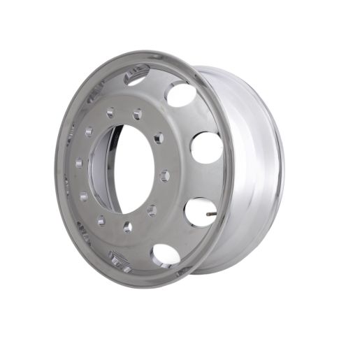 Elite Truck Parts Aluminum. High Polish 24.5 X 8.25 Hub Pilot | ETP-WH245825APL