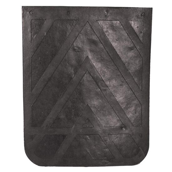 Elite Truck Parts Black Rubber Mudflaps - 24 X 36 X 1/4" - Chevron | ETP-2436CD