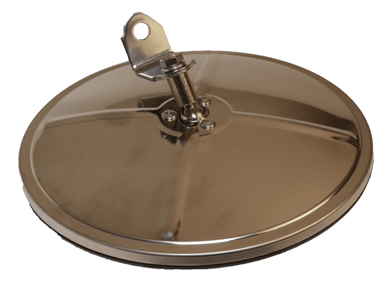 Elite Truck Parts 8.5" Convex Mirror - Stainless Steel Finish | ETP-SA81S
