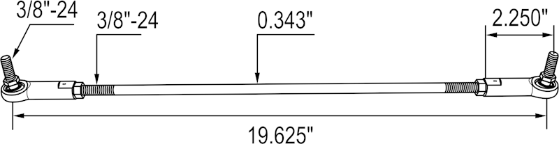 Clutch Rod Linkage For Kenworth – Automann HLK2823, K202-2002-11, Heavy-Duty Truck Part