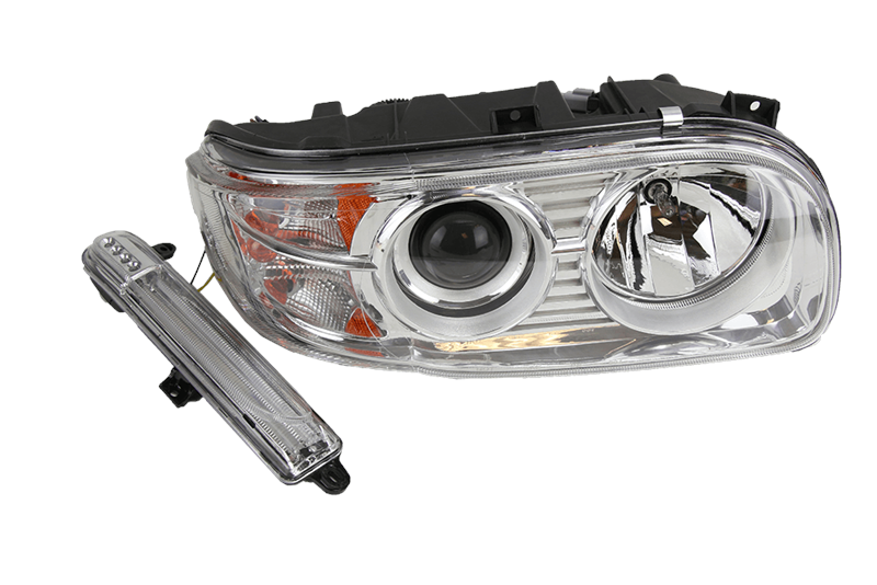 2PCS Headlight Headlamp Assembly Pair For Peterbilt 386 2PCS Headlight Headlamp Assembly Pair For Peterbilt 386