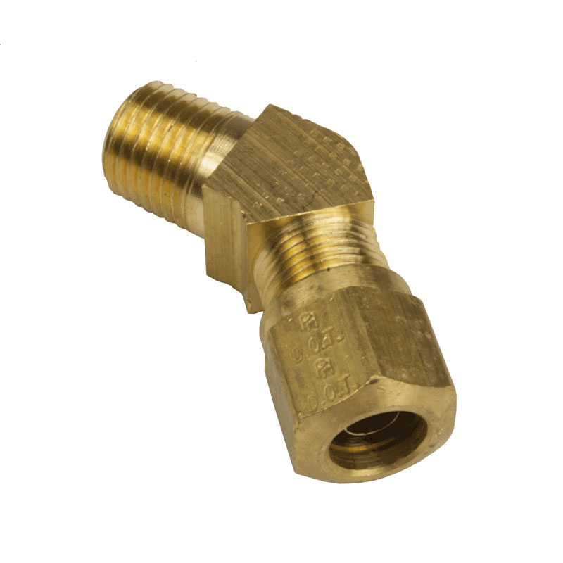 Dynacraft FittingCmprsn 45 Degree 3/8 FG4964 Peterbilt Parts