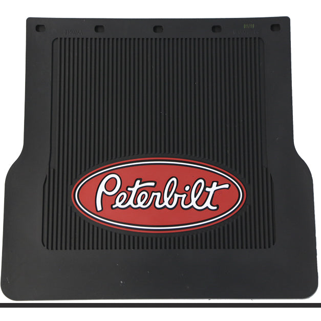 Peterbilt All-Makes Mudflap-Fender Front 16X17Black | MF0004P-FG