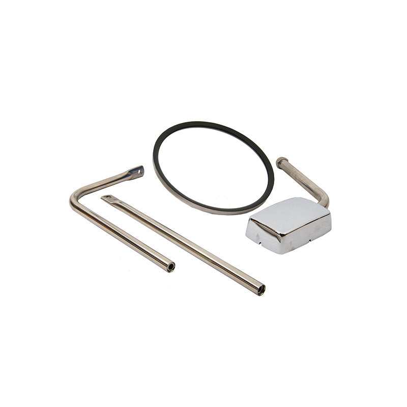 Chamcal Mirrors Mirror-Hood Mountd Stainless Steel W/8.5"Con | SA917S