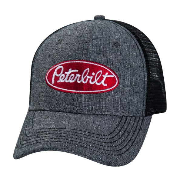 Official Peterbilt Merchandise Chambray Mesh Back Cap | 1235224-00