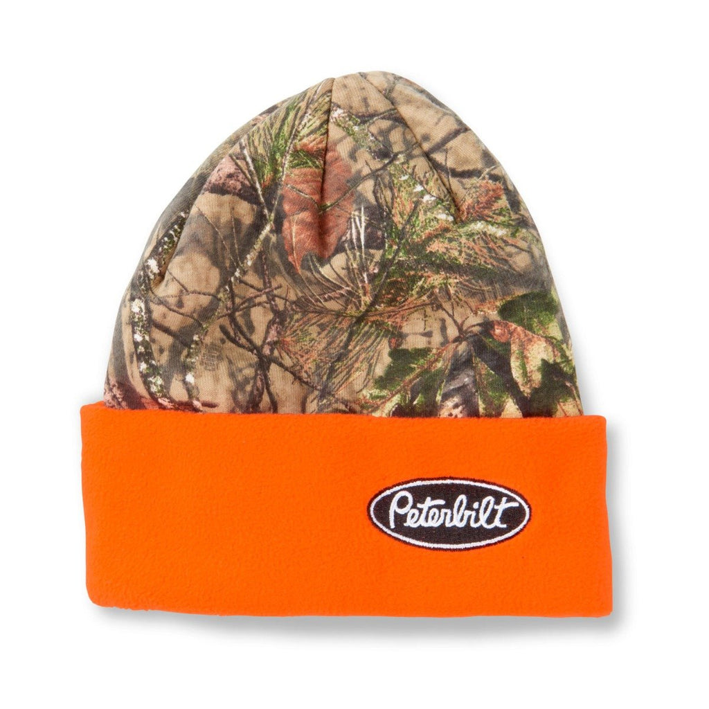 Mossy Oak Fleece Beanie with Blaze Cuff