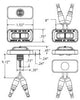 Truck Lite Lamp-Pc, Flex-Lite, R-Wire, | 36115YTLT