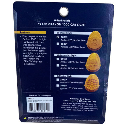 United Pacific LED Grakon Cab Light | 38312 – Peterbilt Parts