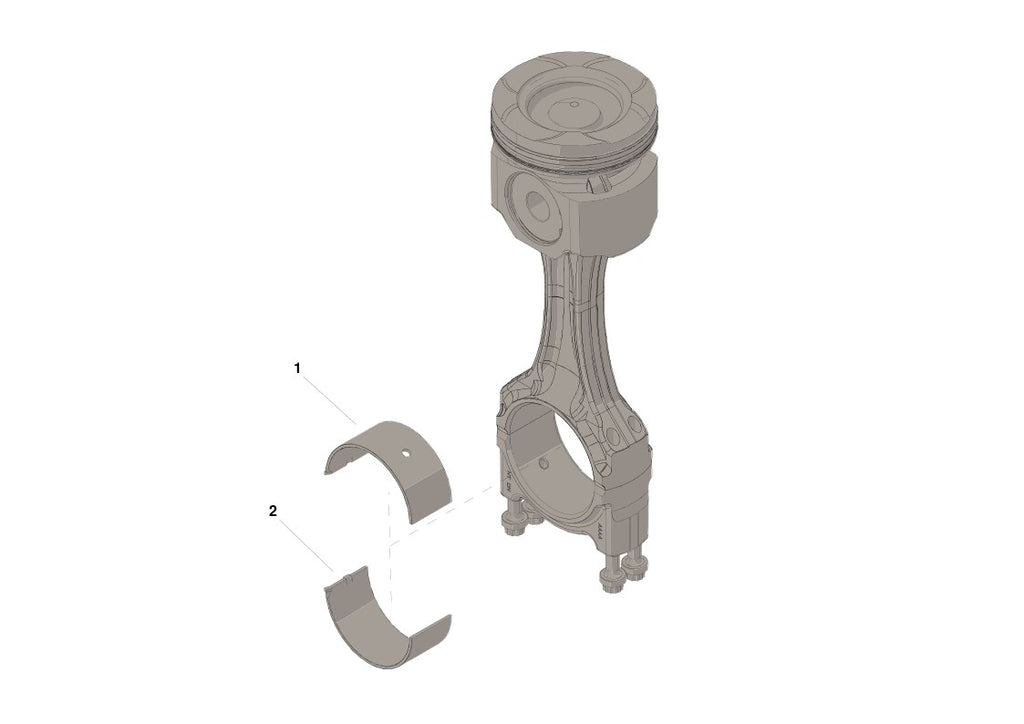 Cummins Isx Eng Parts Bearing Rod(Set) Rsl | 4089405CUM