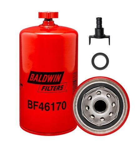 Baldwin Filters Filter-Fuel/Water Spin-On With Drain | BF46170JAB