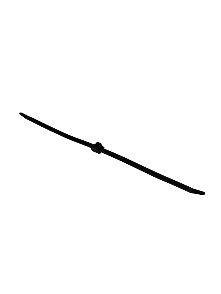Black arrowhead on a white background