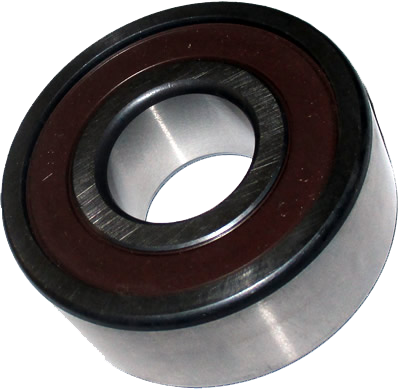 Metal bearing on a white background