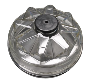 Elite Threaded Lexan Hubcap - Vented W/O'Ring | ETP-04075V