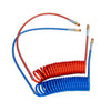 Elite Coiled Air Set 15' - Red & Blue W/40" Lead | ETP-11-340