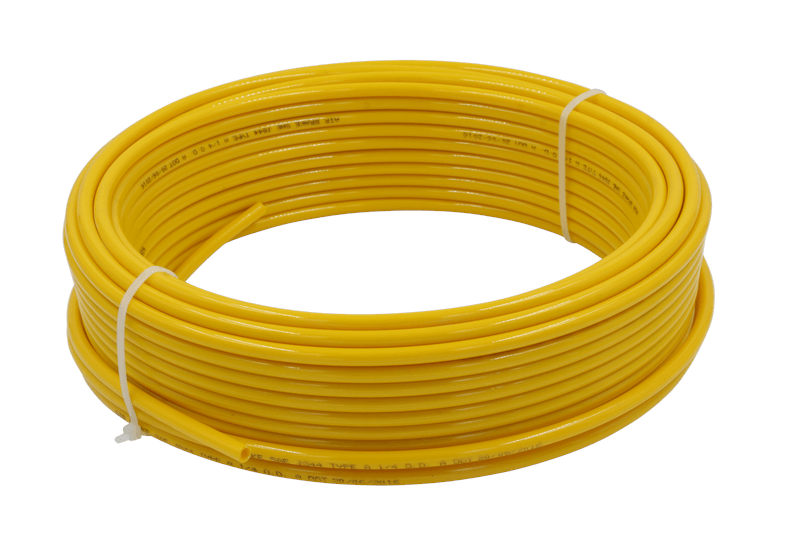 Elite 1/4" Nylon Air Brake Tubing - Yellow - 100Ft Roll | ETP-451030Y