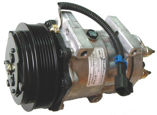 Elite Truck Parts 7H15 DM PV6 125MM GWA COMPRESSOR - SANDEN | ETP-4815S