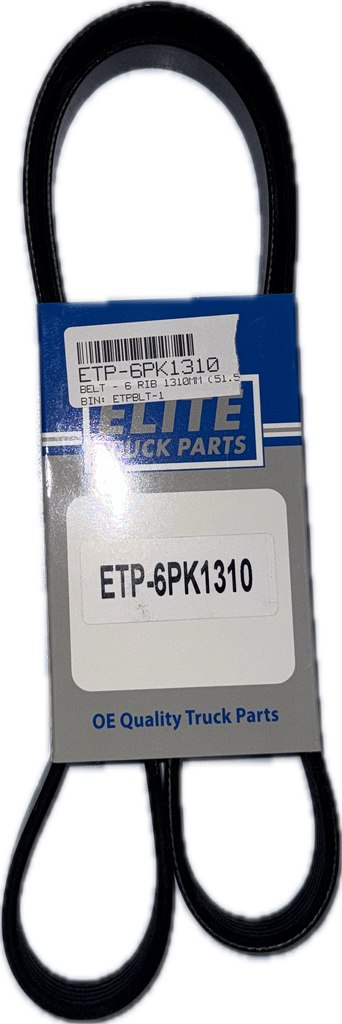 Elite Belt - 6 Rib 1310Mm (51.57") | ETP-6PK1310