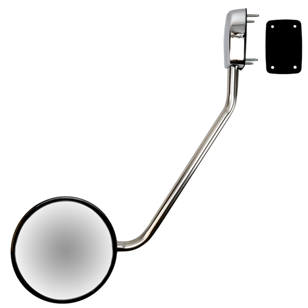 Elite R/H Hood Mirror - Chrome - Kw T680 | ETP-719562-6