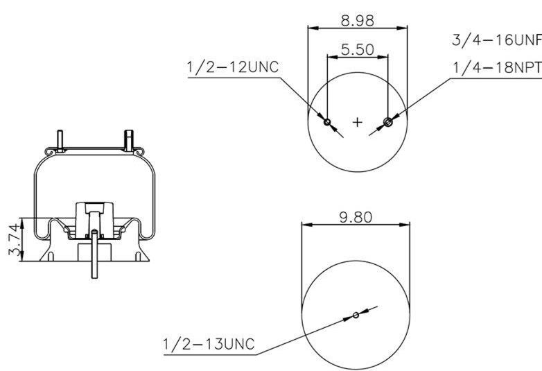 Elite Air Spring - Holland / Neway | ETP-9366