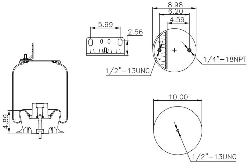 Elite Air Spring - Rolling Lobe - Hendrickson | ETP-9373