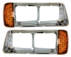 Elite Headlight Bezel W/Led Turn Signal Lights - Left Hand & Right Hand | ETP-A06-20738R/L
