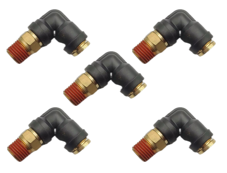 Elite Truck Parts 90 Degree. Male Swivel Elbow 3/8 X 1/4 | ETP-CPLSE-6B-5P