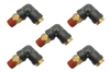 Elite Truck Parts 5 Pack 90 Degree. Male Swivel Elbow 3/8 X 3/8| ETP-CPLSE-6C-5P