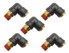 Elite Truck Parts 5 Pack 90 Degree. Male Swivel Elbow 1/2 X 3/8 | ETP-CPLSE-8C-5P