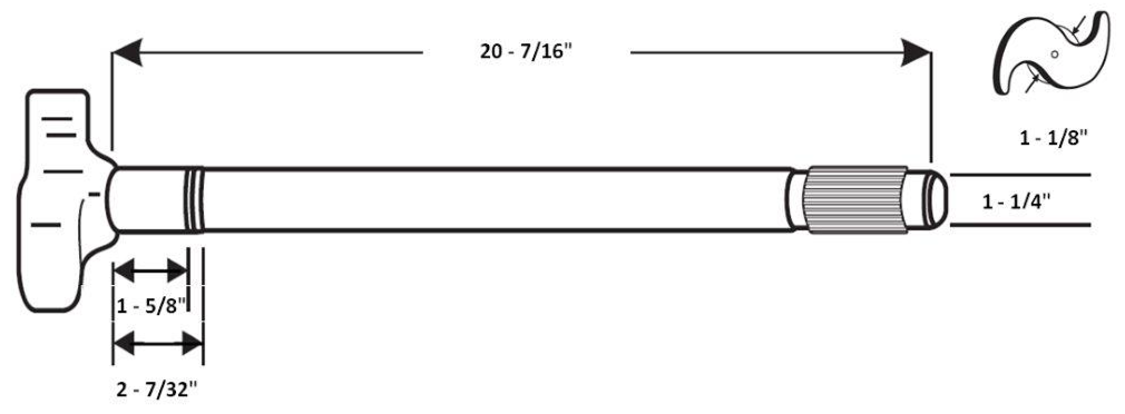Elite Cam Shaft R/H - Spicer | ETP-CS5525