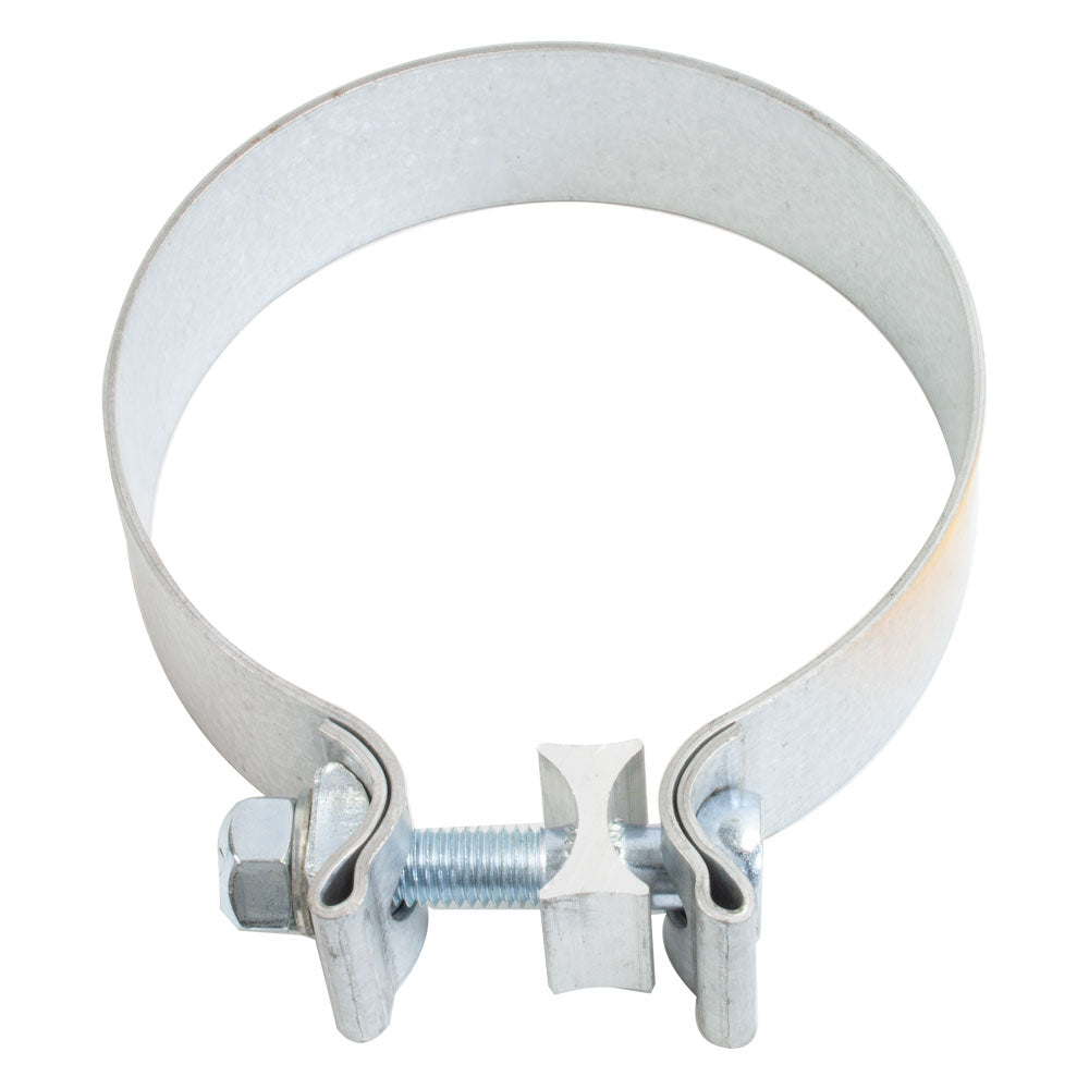 Elite Truck Parts Narrow Band Clamp - 4" Aluminiuminized | ETP-EC40AA