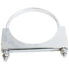 Elite Truck Parts 5" Guillotine Double Saddle Round Flat U-Bolt - Ch | ETP-EC50FBC