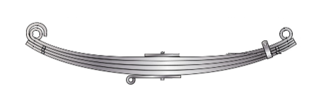 Elite 4 Leaf Parabolic Spring - Pd/4/Se | ETP-K223-1125