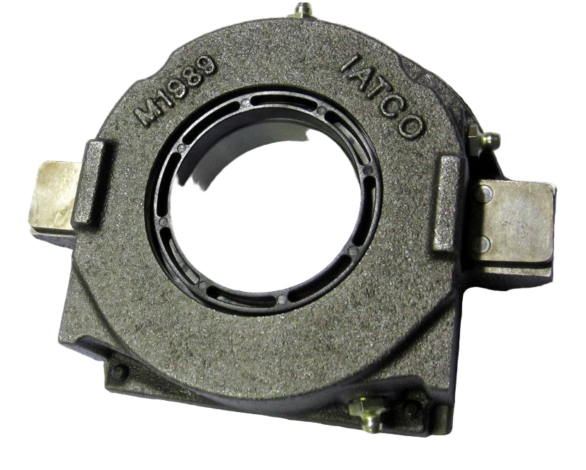 Metal mechanical component with 'IATCO' branding on a white background