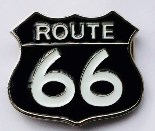 Elite Truck Parts Route 66 Sign Logo Belt Buckle | ETP-R66BB001