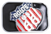 Elite Truck Parts Route 66 Sign Red Logo Belt Buckle | ETP-R66BB002