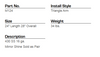 Hogebuilt Triangle Arm Quarter Fender (Pair) | M124P