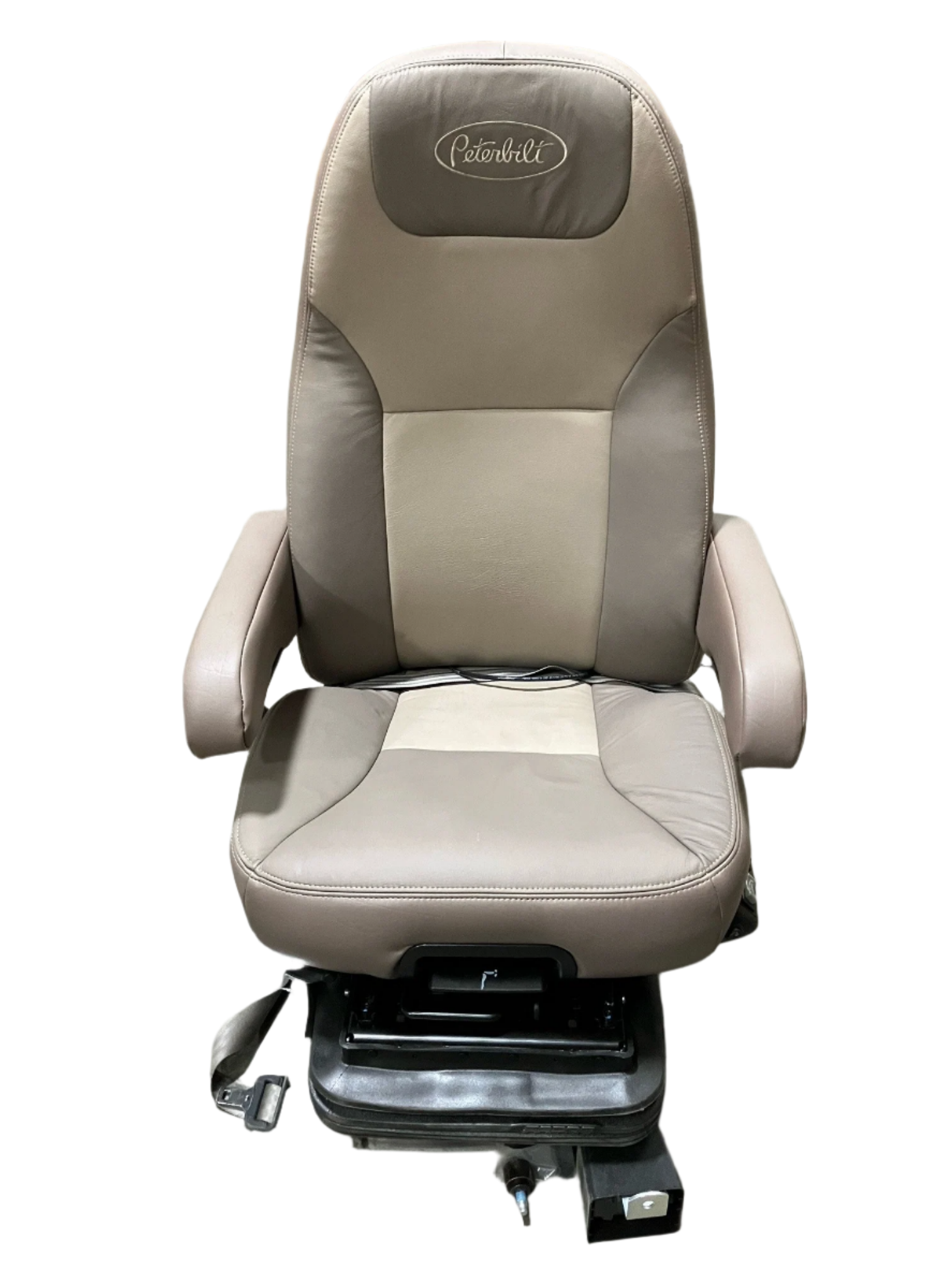 Sears Seating Atlas II DLX, Leather Pete Logo, Two Tone Brown/Tan S78