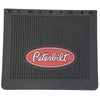 Peterbilt All-Makes Mudflap-Fender Frt 14X6 Black/Red | MF0003P-FG