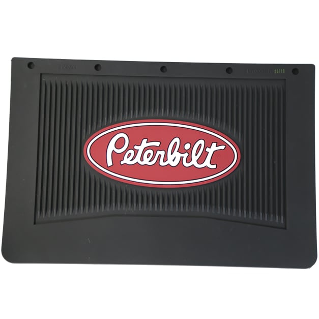 Peterbilt All-Makes Mudflap-Fender Frt Red 18"Wx | MF0006P-FG